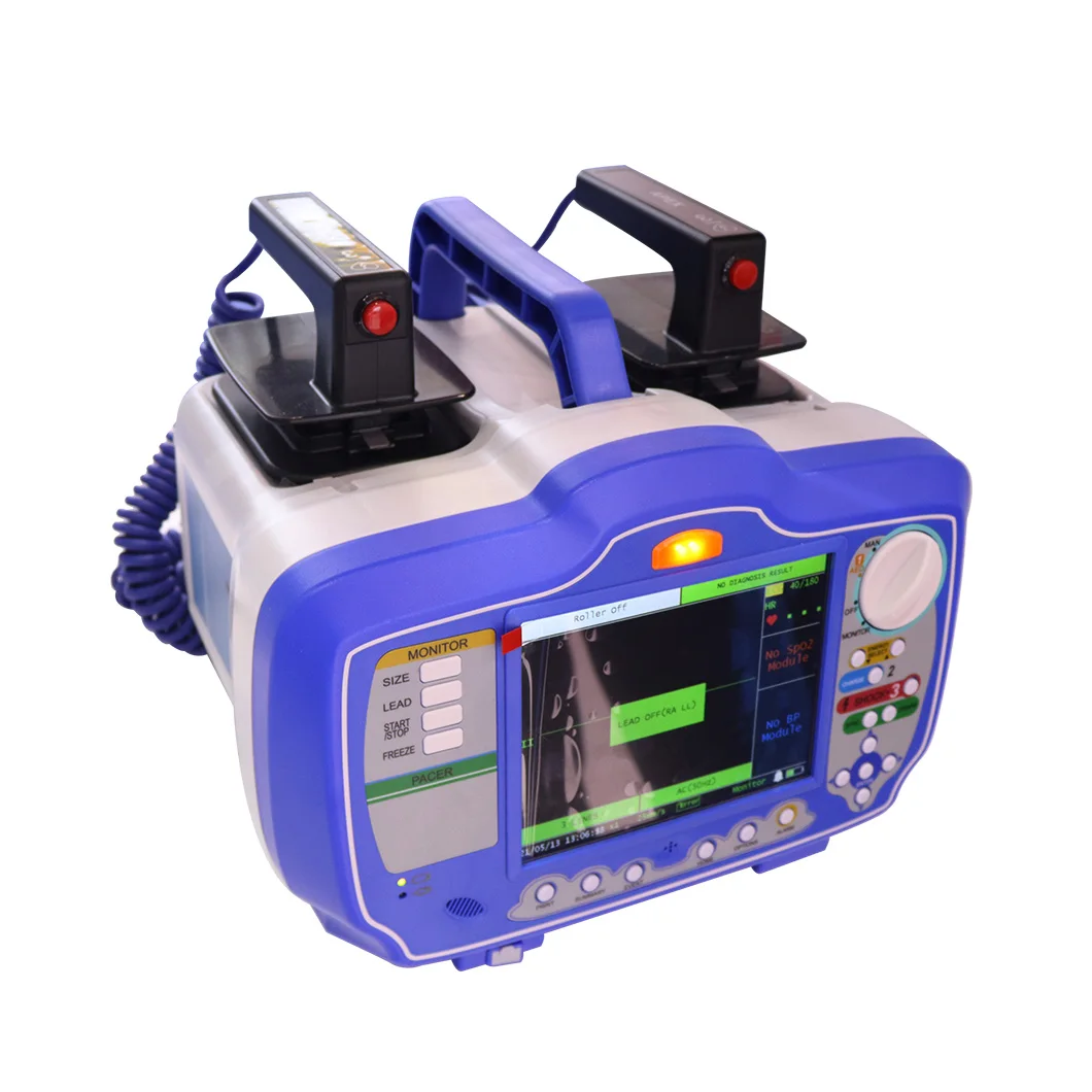 

HC-7000D Medical Equipment Defi-monitor Biphasic AED First Aid Heart Pacemaker Automated External