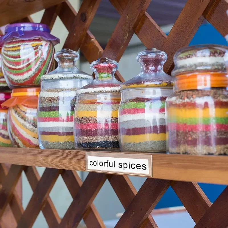 Clear Self-Adhesive Label Holders for Office and DIY Organization
