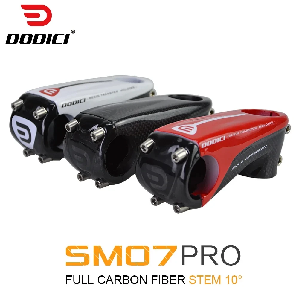 

DODICI-All Carbon Bicycle Pole, Stand Pipe Ultra Light, 31.8mm x 28.6mm Handle Adapter 80mm 90mm 100mm Road, Mountain Bicycle S