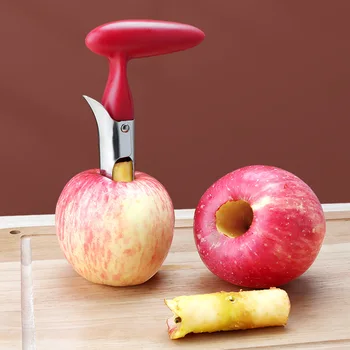 1pc Stainless Steel Apple Corer Fruit Seed Core Remover Fruit Cutter Seeder Slicer Durable Kitchen Gadgets Vegetable Tools