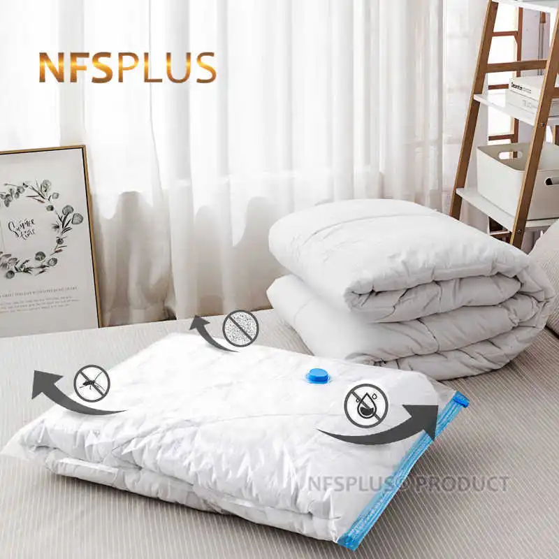 Vacuum Compression Storage Bags For Clothes Quilt 40x60 60x80 80x120cm