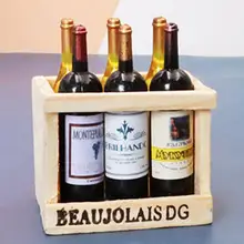

Effective Realistic Compact Dollhouse Refrigerator Wine Cabinet for Decoration Wine Bottle Props Wine Bottle Props