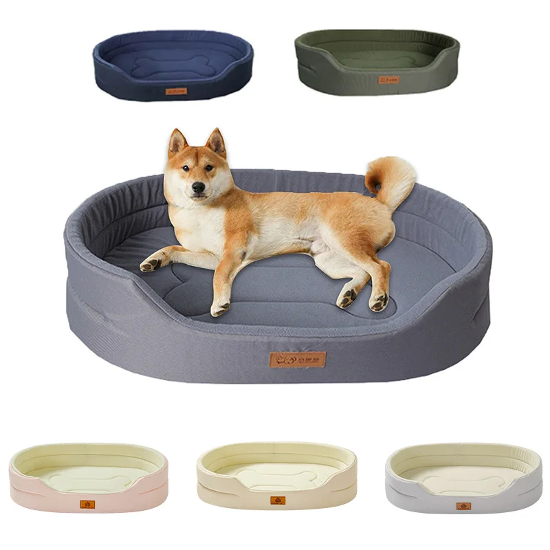 Polar Fleece Dog Bed Waterproof 600D Oxford Cloth and Winter Warm Polar Fleece Double Sided Available Suitable for All Seasons Polar Fleece Dog Bed Waterproof 600D Oxford Cloth and Winter Warm Polar Fleece Double Sided Available Suitable for All Seasons