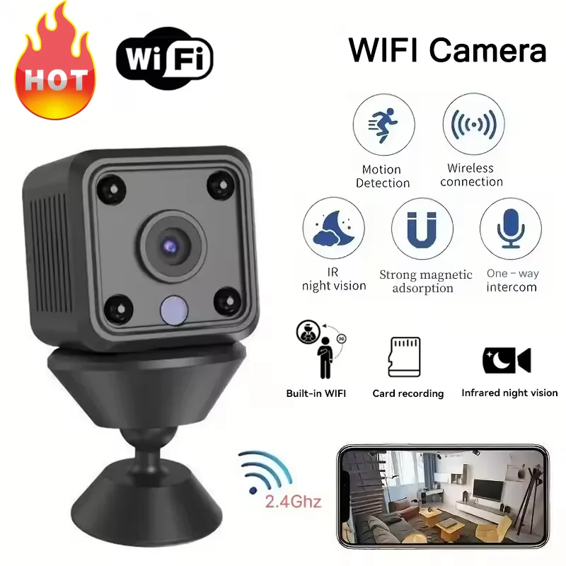 X6 Mini Camera HD Smart Life Wireless WiFi Remote Monitor Camera Built-In Battery1080P Video Night Home Security CAM 2025 X6 Mini Camera HD Smart Life Wireless WiFi Remote Monitor Camera Built-In Battery1080P Video Night Home Security CAM 2025