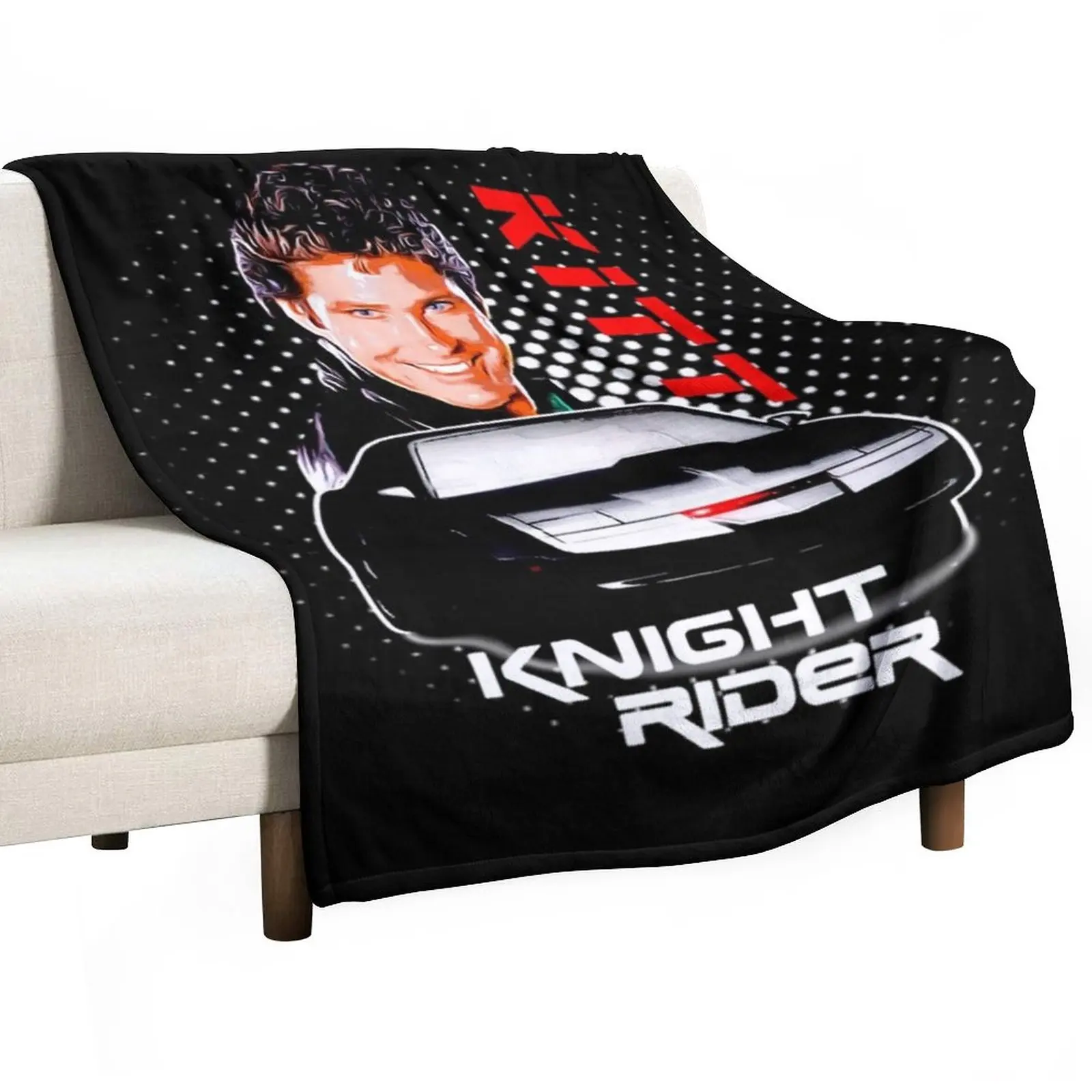 

K2000, knightrider Throw Blanket Soft Plaid sofa bed warm for winter Blankets