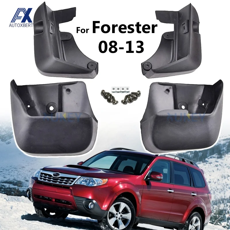 Set Parafanghi Posteriori Anteriori Auto Parafanghi Paraspruzzi Parafanghi Per Subaru Forester Sh 2008 2009 2010 2011 2012 2013