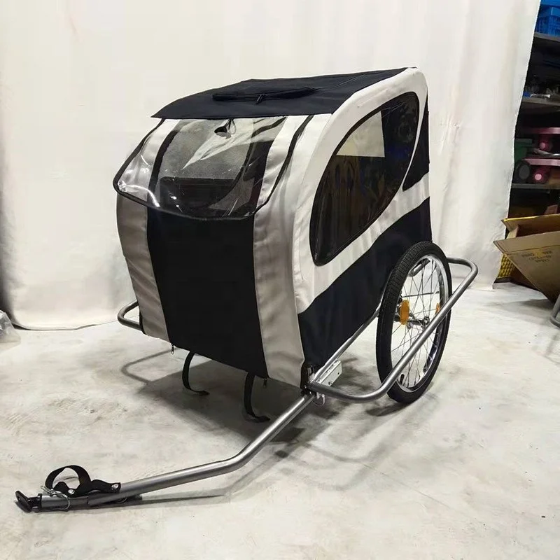 2024Bicycle Cargo Trailer 50kg Transport Carrier Tow Cart Wagon BIKE