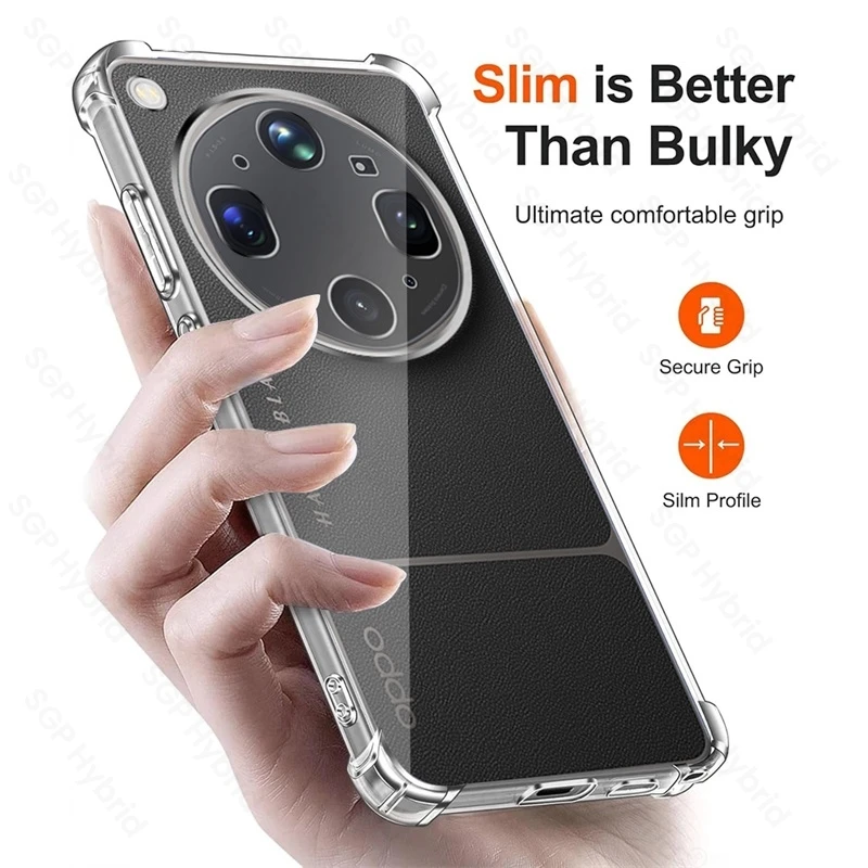 Clear Shockproof TPU Soft Cover with Camera Protector