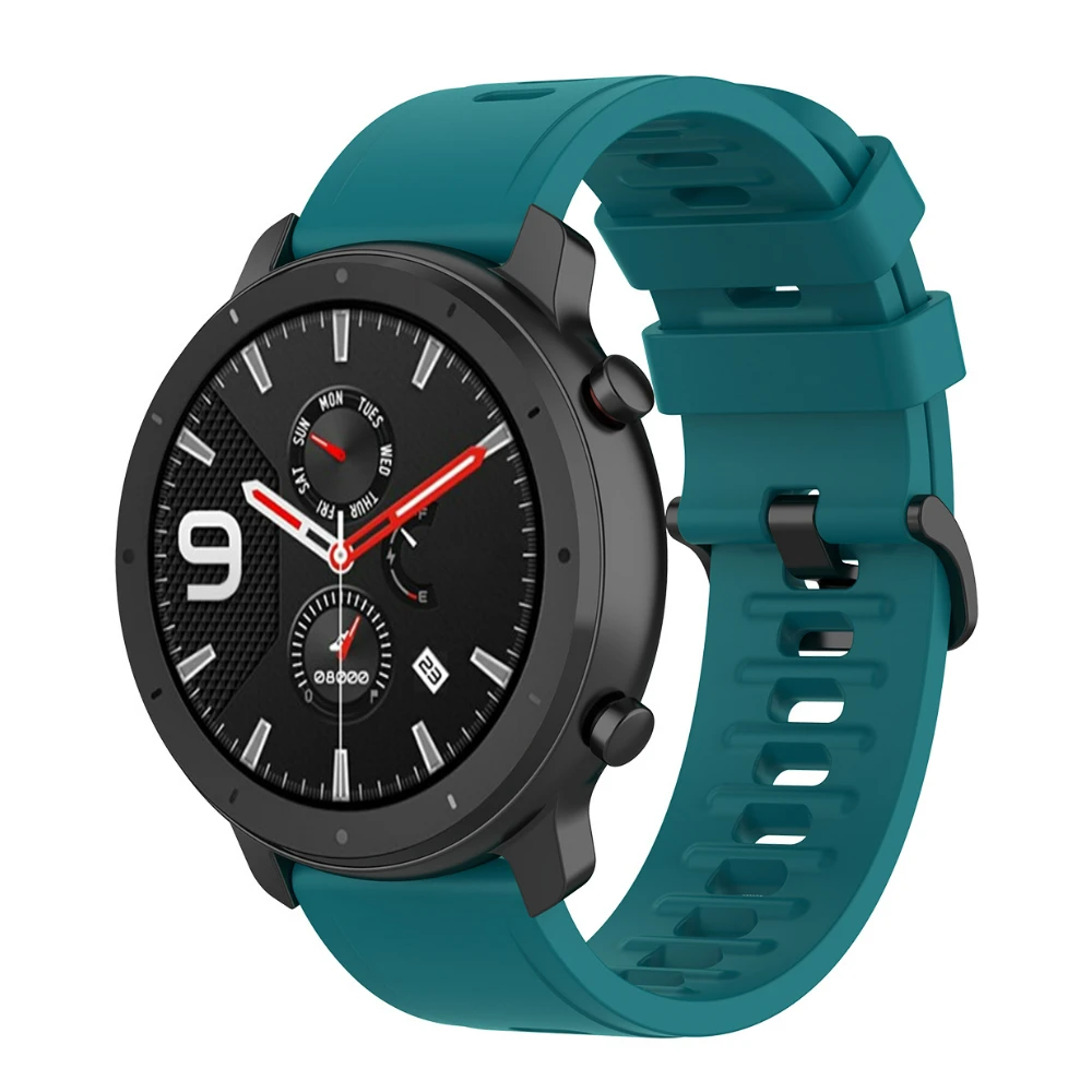 Silicone Sport Watchband – 20/22mm Replacement Strap