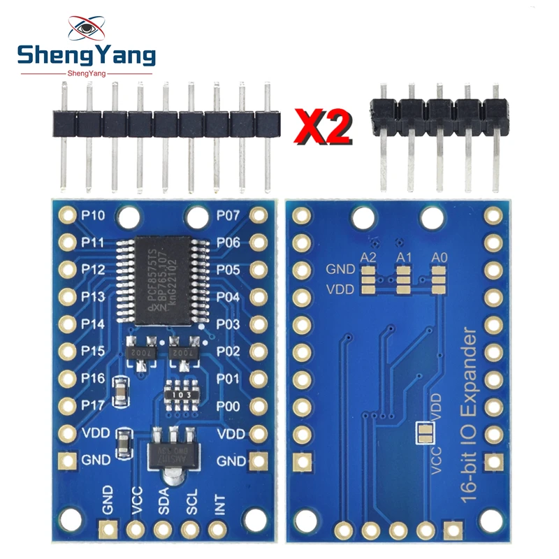 TZT-1-5pcs-PCF8575-IO-Expander-Module-I2C-To-16IO-Integrated-Circuits ...