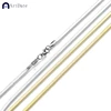 Bracelet Classique Minimaliste en Acier Inoxydable de 16 + 5cm pour Femme, Bijoux en Or, Largeur 2/3/4mm, Cadeau
