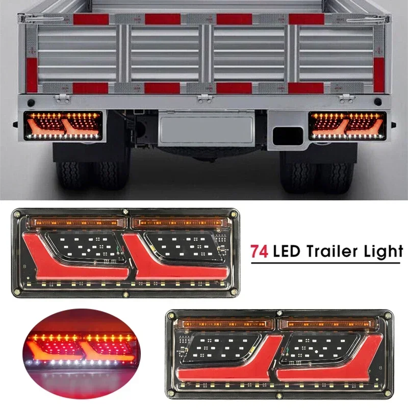

2 шт./комплект, 12 в 74 светодиода