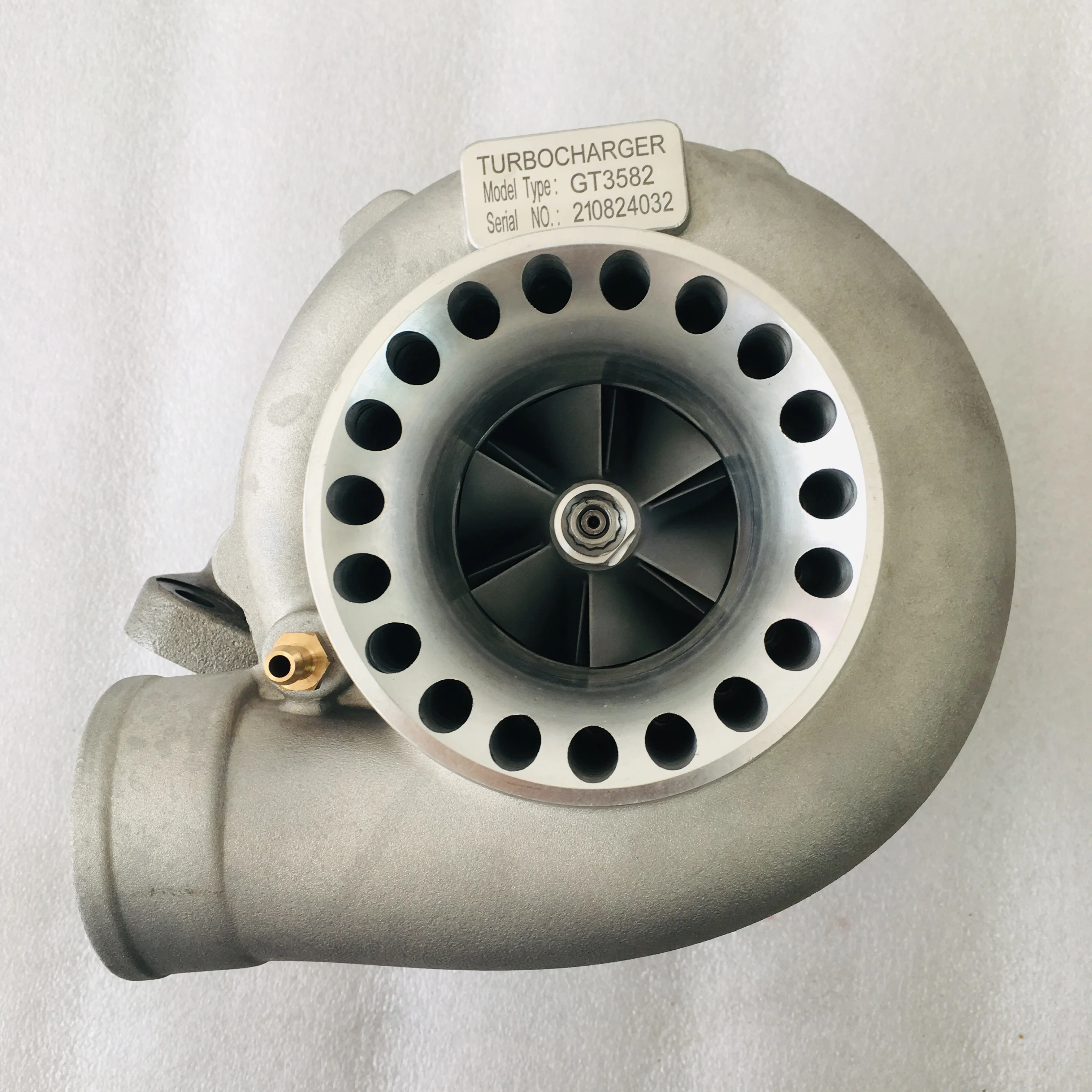 T3 Flangia Gt35 Gt3582 Universale A/R .70 Anti-Surge Turbo Turbocompressore Turbolader Gt30 T3 T3T4 Turbo A/R .70 .63 4/6 Cilindro