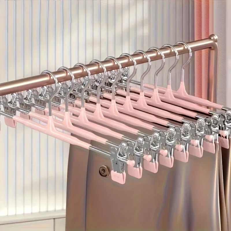 1Pc/5pcs Stainless steel storage rack clothes finishing rack