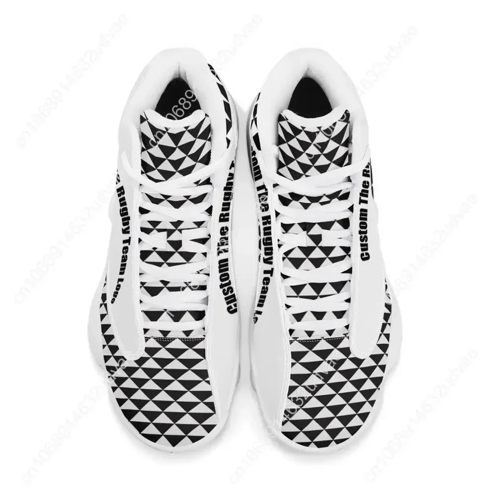 Vintage Pattern Polynesian Samoan Tribal Style Sneakers Running Shoes Custom Ball Sports Team Logo Men's Basketball Sports Shoes