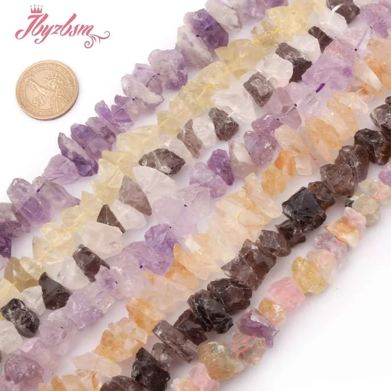 10x15-16x20mm Irregular Quartz Beads Natural Stone Beads For DIY Necklace Bracelet Earring Jewelry Making 15