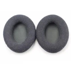 Premium Replacement Ear Pads Cushion Cups Sponge Earmuffs (Black flannel 2pcs)