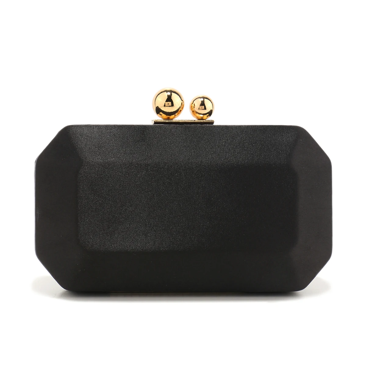 Satin Luxury Women Evening Clutch Bags With Metal Glitter
