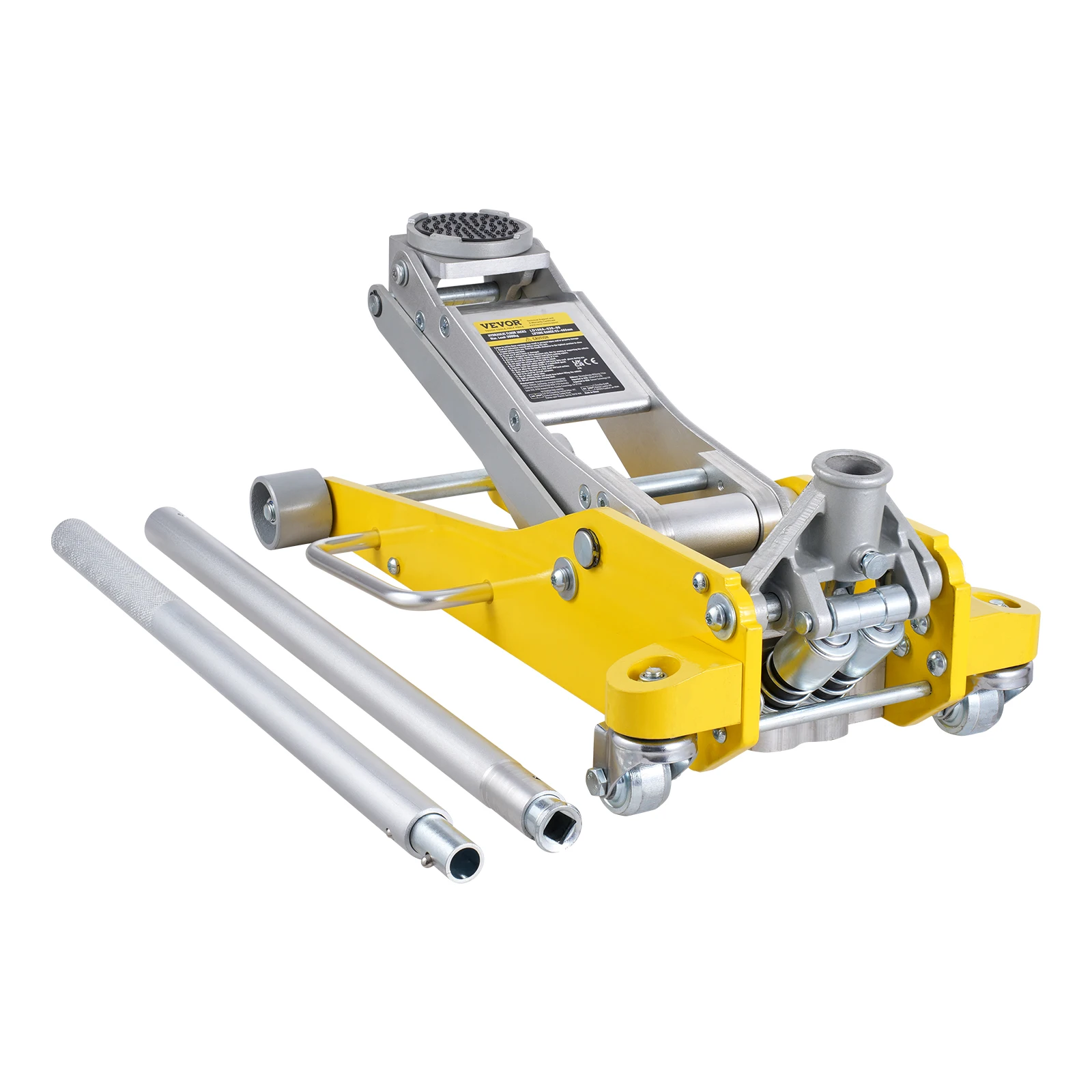 Aluminum Hydraulic Car Jack with Dual Piston Quick Lift