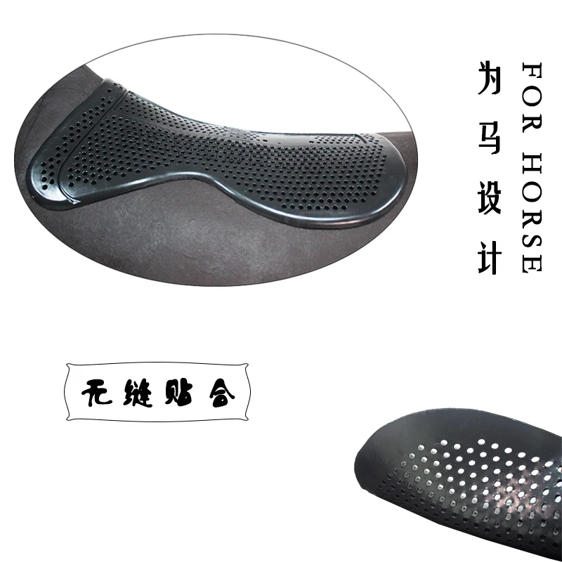 100% Genuine Silicone Saddle Balance Pad Equestrian Shock Absorber Pad Anti Slip Breathable Soft Rubber Cushion