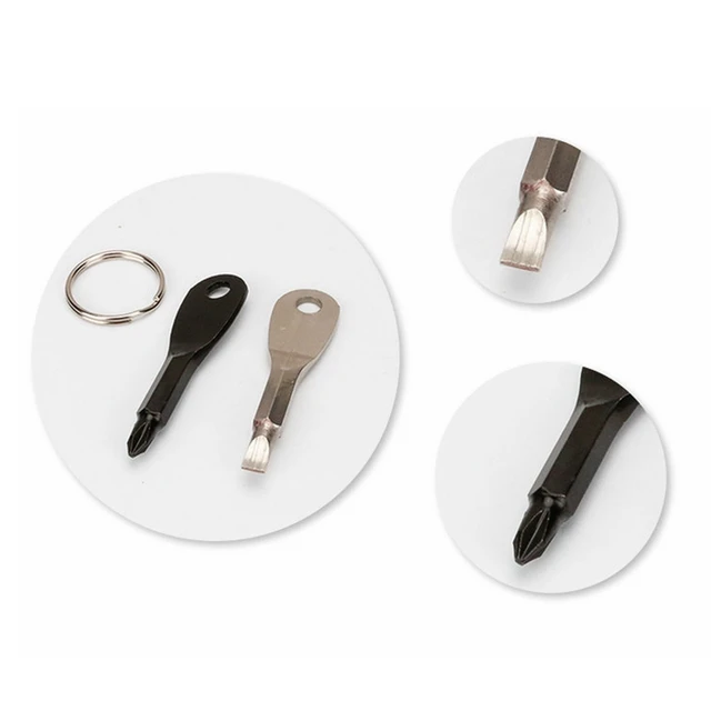 Emergency Key Screwdriver Outdoor Multifunctional Edc Tool Safety Protection Self Defense Prick Cone Combined Tool Set 5