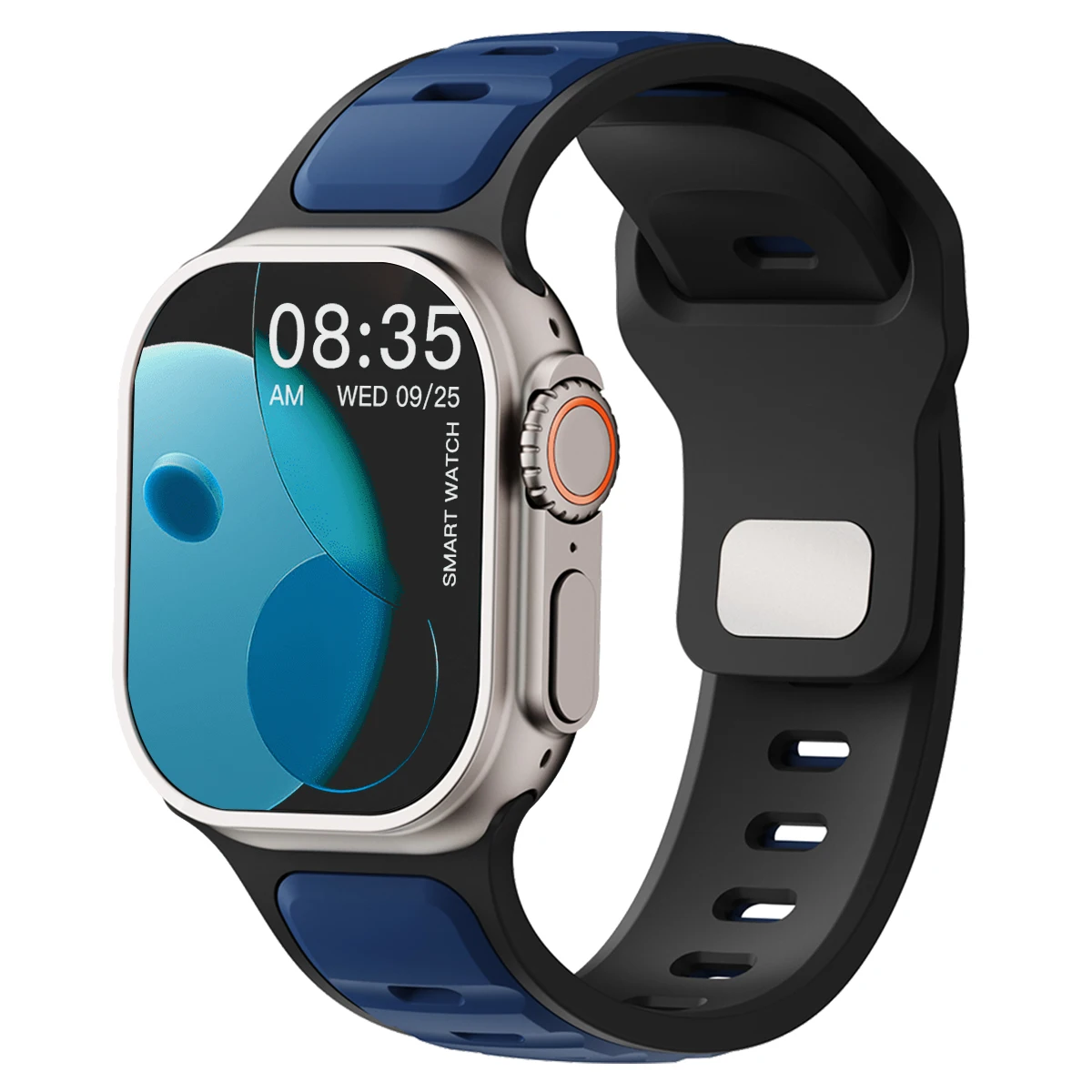ตัวเลือกสินค้า สายซิลิโคนกันน้ำสำหรับ Apple Watch หลายรุ่น 40-49 มม.