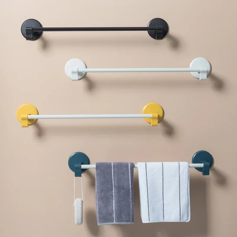 

Bathroom Towel Storage Rack Toilet Perforated Towel Towel Storage Rack Wall-Mounted Bathroom Hook Kitchen Wipes Hanging Gadgets