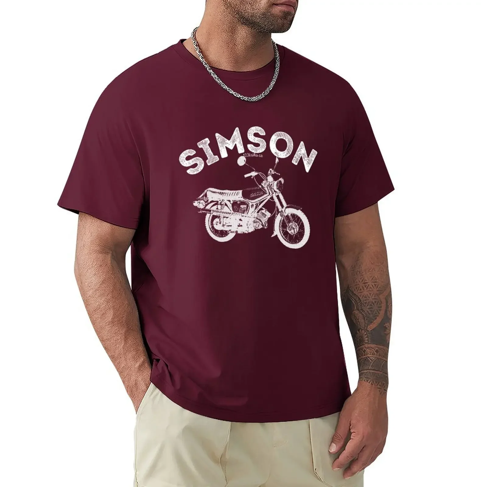 Simson S51 Elektronik V3 T-Shirt Sport Fans Summer Top Abbigliamento Uomo