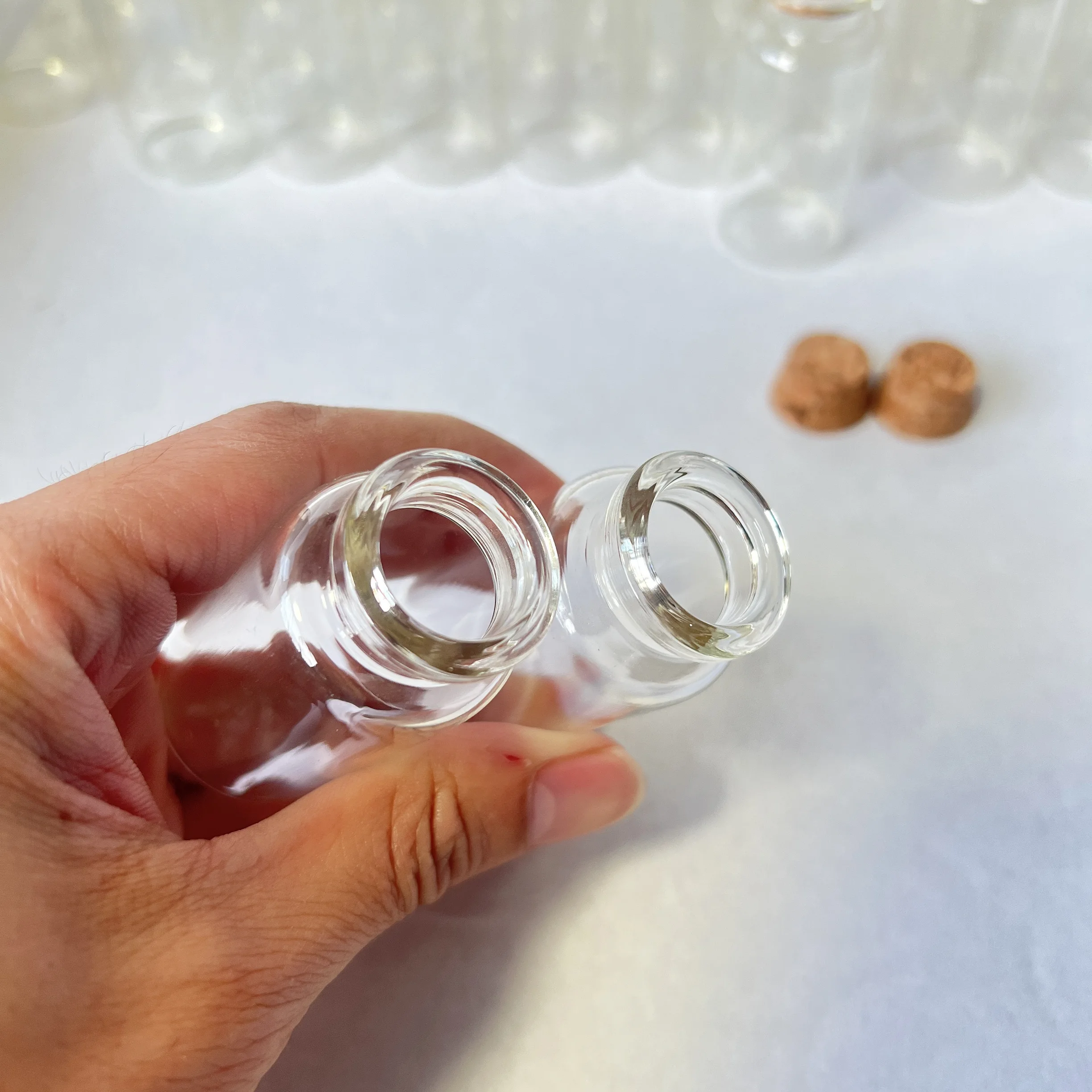 15/36/70 Pcs 30x60mm 25ml Glass Bottles Cork Stopper Tiny Test Tube Jars Mini Containers DIY Wedding Favors Wishing Bottles 5
