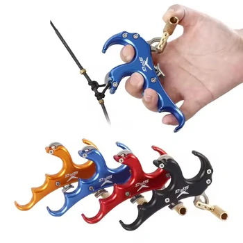 Archery 4-Finger Thumb Release 1