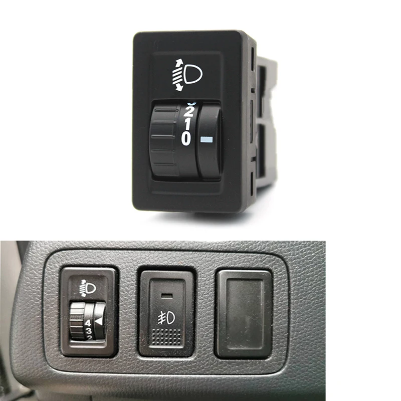 Car Headlamp Leveling Switch Headlight Height Adjustable Switch Button For Suzuki Alto Sx4 2013 Accessories