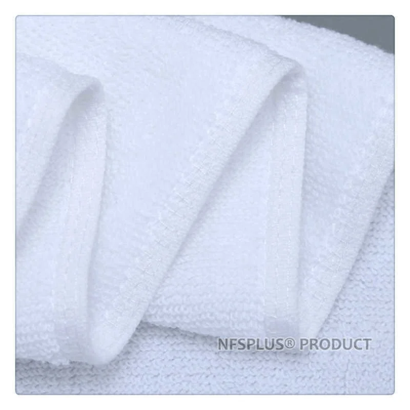Description Picture 6 of item100% Cotton Bathroom Face Towel White Terry Washcloth Thick Heavy For Travel Beach Sports SPA Gym 34x75cm Hand Towels For Adults