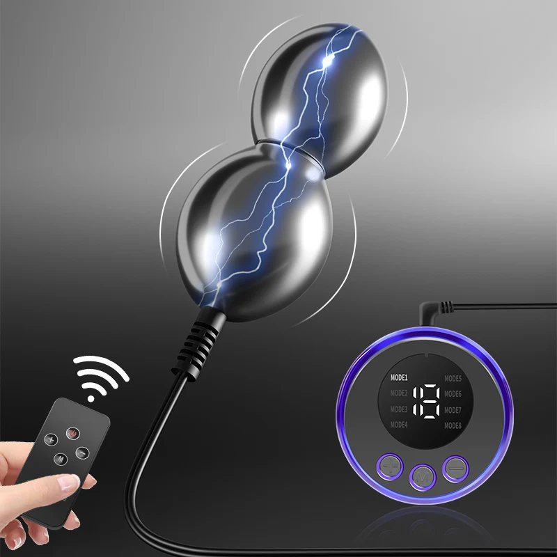 Electric Shock Vaginal G-Spot Anal Plug Stimulation Prostate Massager