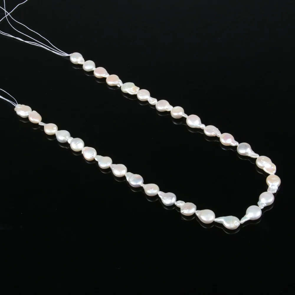 Natural Freshwater Pearl Beaded High Quality 36cm Punch Loose Beads for Jewelry Making DIY Necklace Bracelet Accessories