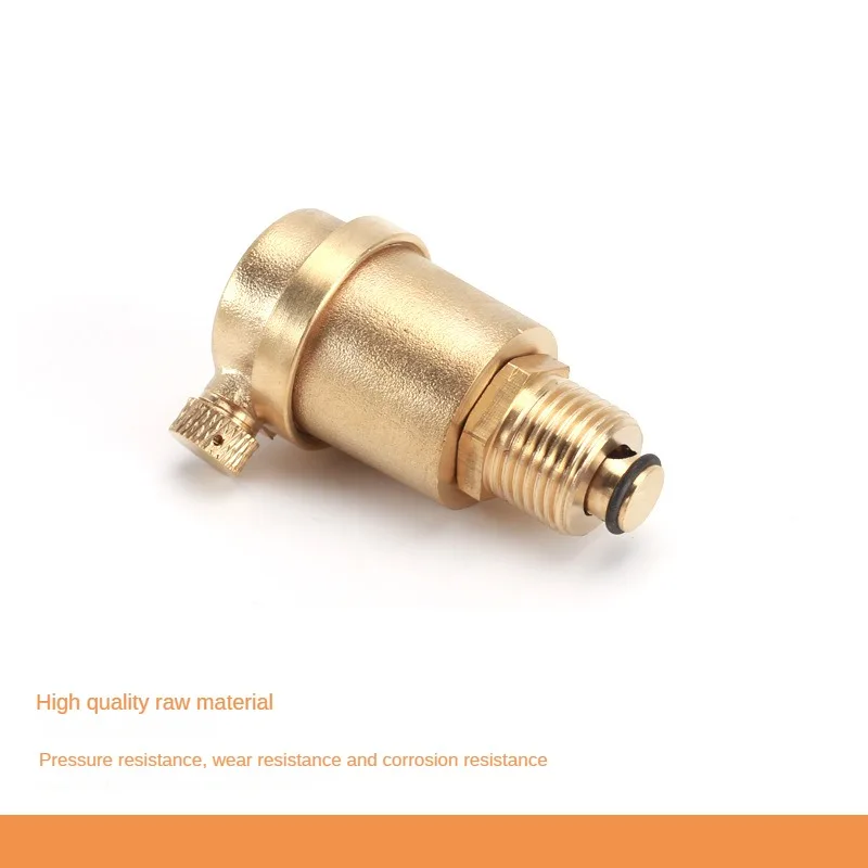 Brass Automatic Exhaust Valve DN15 -20- 25 Tap Water Heating Valve Vertical Floor Heating Vent