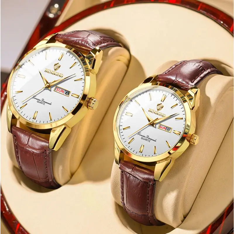 Man Watch Couple Watch For Women Men Waterproof Clock Male Calendar Quartz Wrist Watches Leather Strap Ladies quartz watch digital watch digital wristwatch fashion couple watches waterproof wristwatch