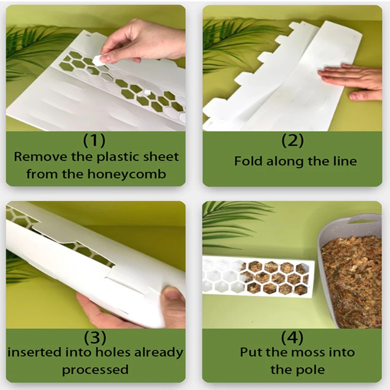 Plastic Plant Supports Plastic Moss Pole 3 Pcs Plant Stakes Extending For Training Indoor Climbing Plants Such As Monstera to Grow Upwards Plant Stakes Plant Climbing Support Plant Stem Support Plant Support Stick