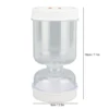 Pickle  Separator Jar ABS Pickle Olive Hourglass Jar Multi Purpose Leakproof Dry Wet Depart Organizer For Home Kitchen 6