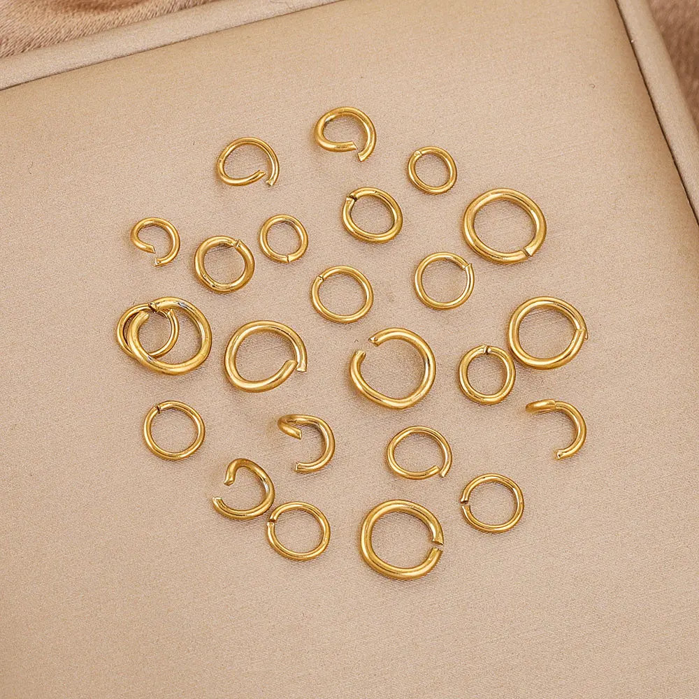 Gold Plated Jump Rings 6