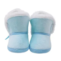 Winter Warm Toddler Baby Girls Shoes Indoor Baby Shoes Soft Sole Crib Shoes First Walkers Cotton Boots 2