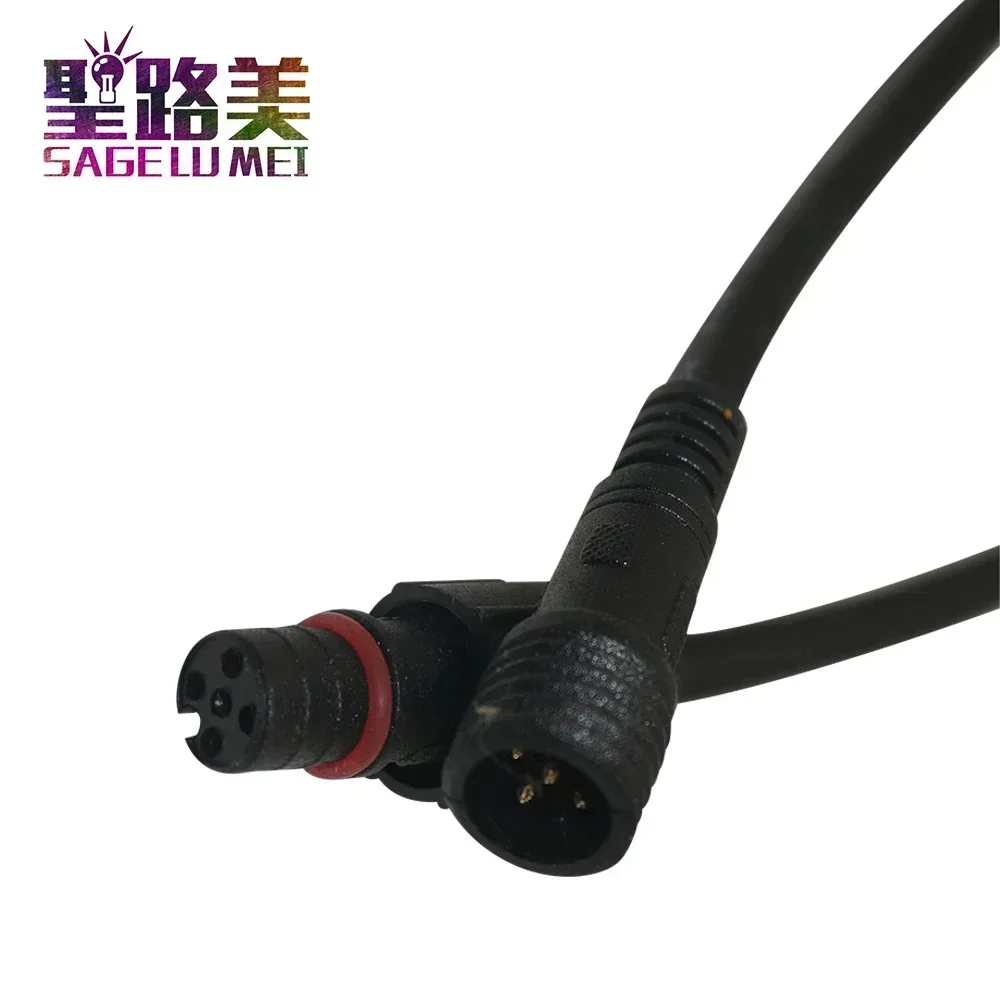 Description Picture 6 of item5/10/20/50 Pairs Male To Female 40cm Length Waterproof Cable 2pin 3pin 4pin 5pin Led Connector Black Wire for LED Strip Light WP