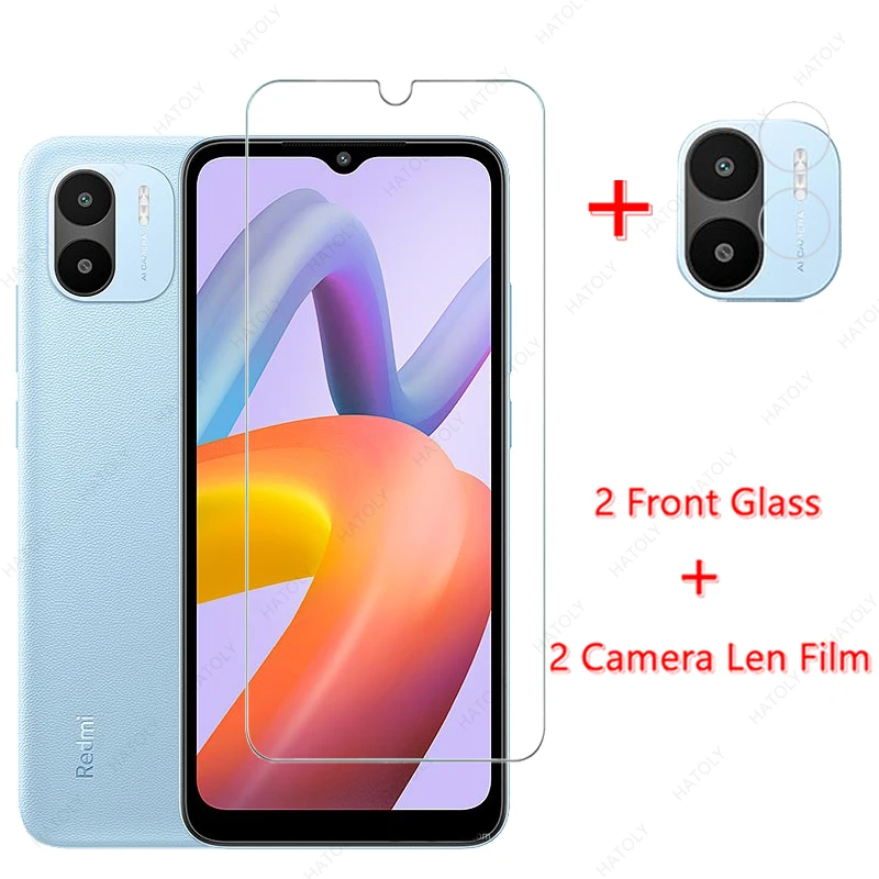 Vetro Per Xiaomi Redmi A2 Vetro Temperato Per Redmi A2 Plus Pellicola Protettiva Per Schermo Anteriore Per Xiaomi Redmi A2 A1 Plus
