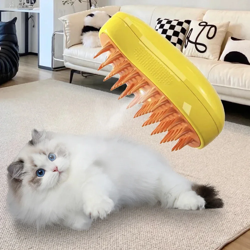 2 Pièces Brosse Pour Chat, Peigne Chat Autonettoyant Pour Animaux De