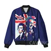 CAVVING 3D Printed  Rock band Sex Pistols  Zipper Bomber Jackets Men Overcoat Mens Coat Zip Up Jackets for Women/Men 2