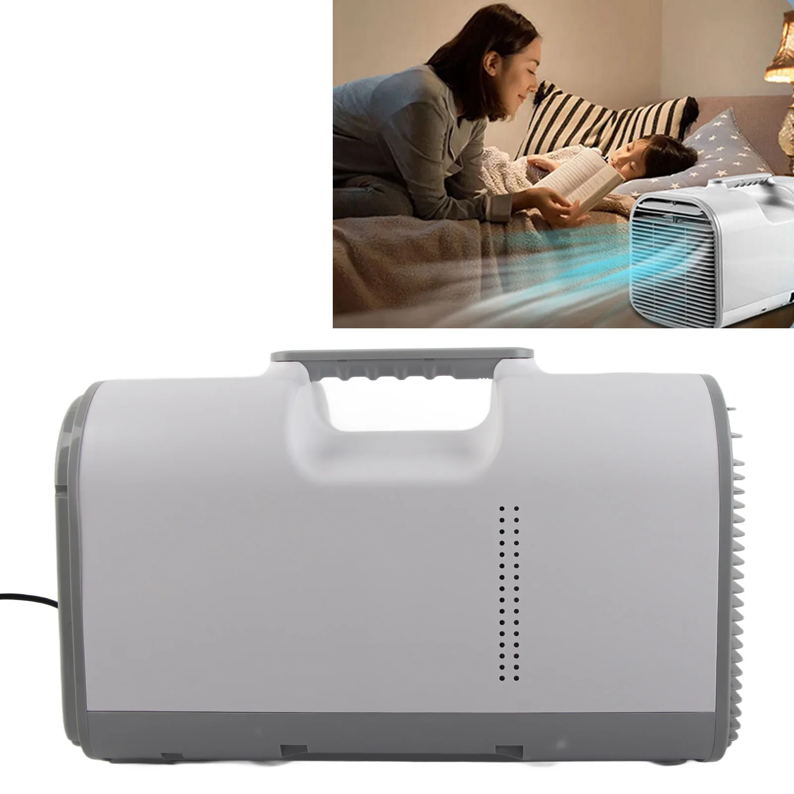 Small Conditioner Quiet Operation Fast Cooling 330W Energy Saving Portable Conditioner Dual Use for Dormitory for Living