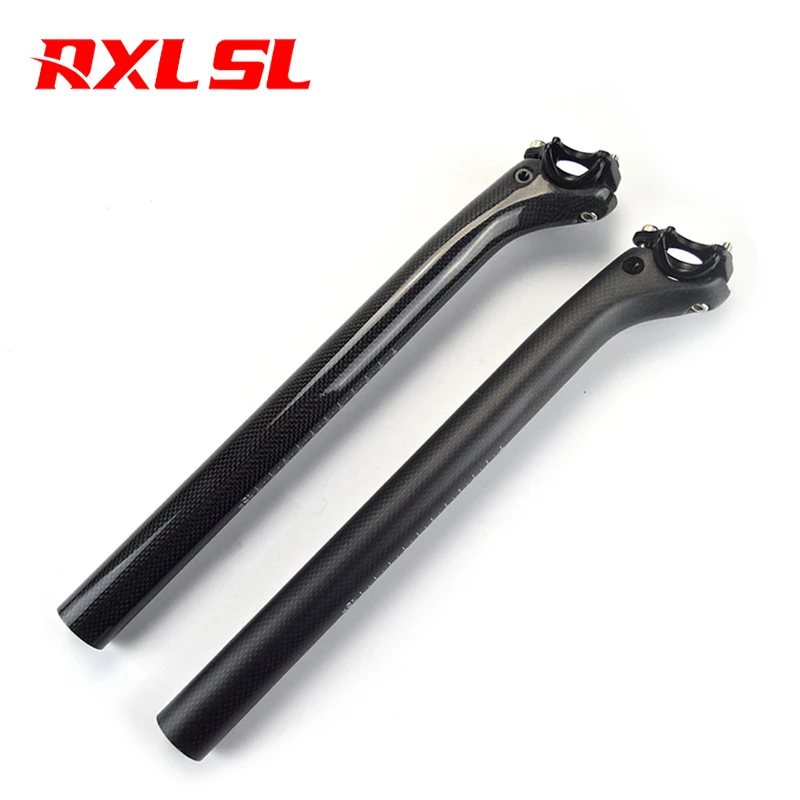 RXL SL Carbon MTB Seatpost, Offset 25mm, Road Bicycle Seat Post, 25.4mm 27.2mm 31.6mm, Gloss Matte, Mountain Bike Seat Tube, Bicycle Parts