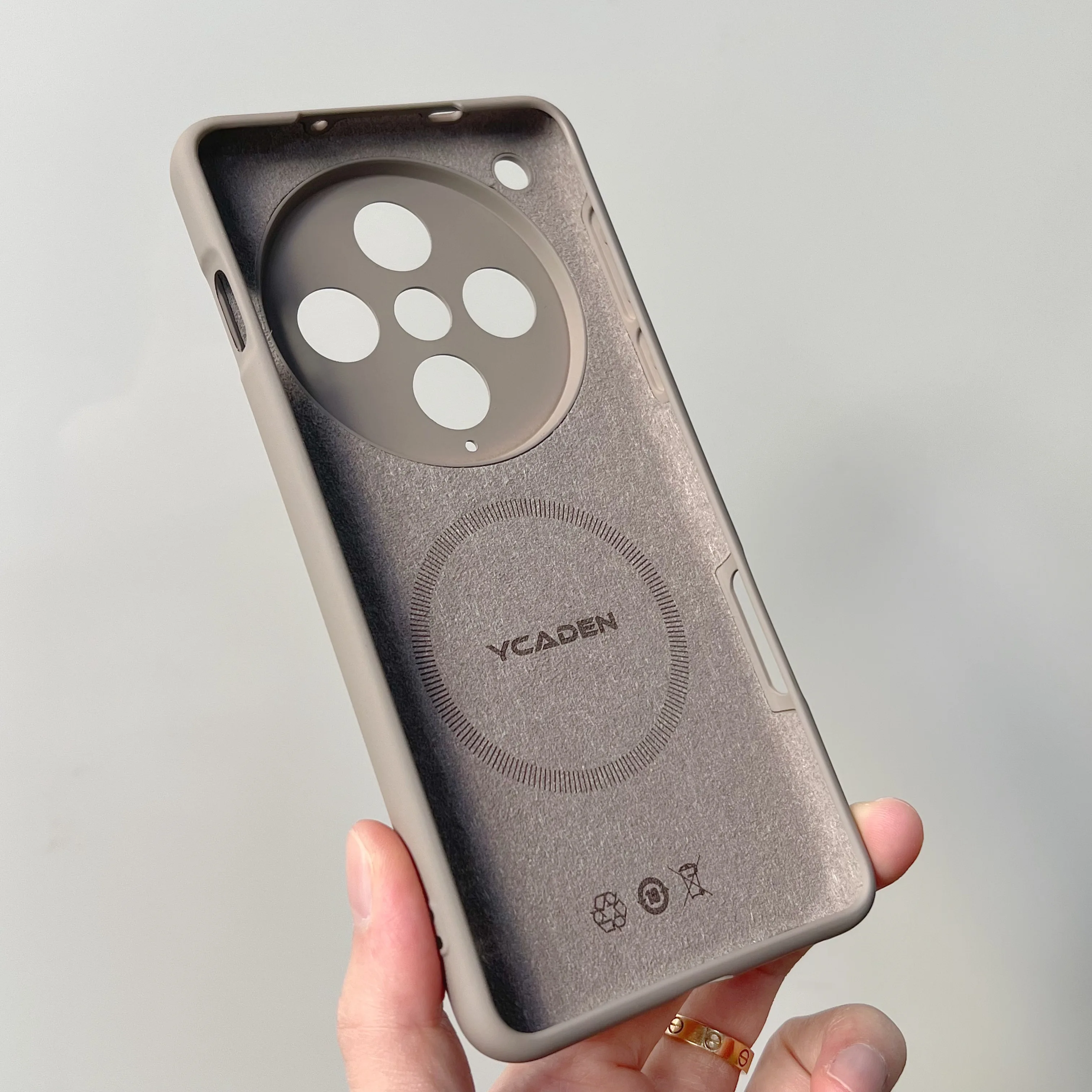 Premium Liquid Silicone Magnetic Case with MagSafe Integration - Wireless Charging Compatible Cover