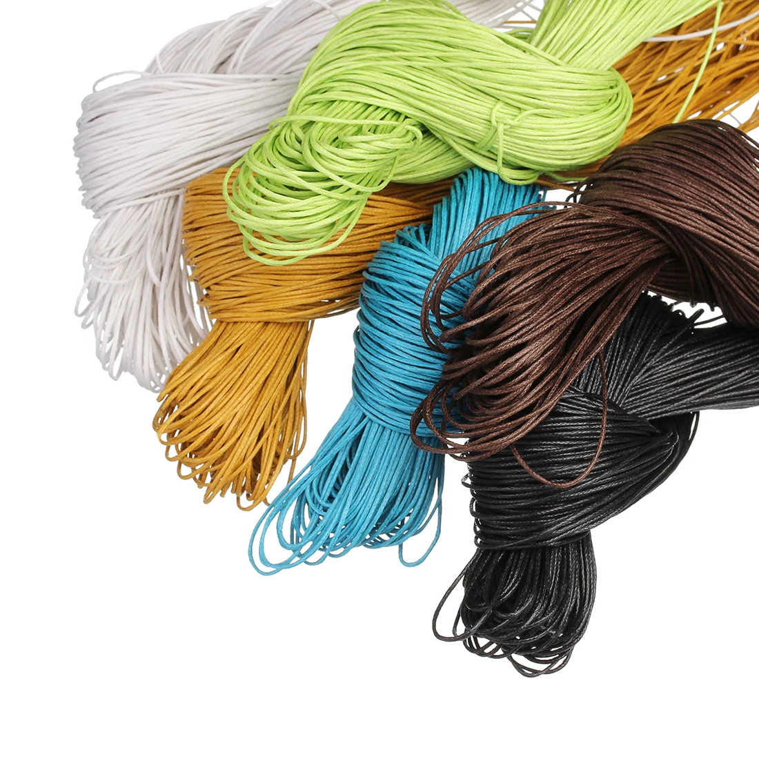 1mm Waxed Thread Cord String Strap 90meter/roll for DIY Bracelet Clothing Bags Making Findings