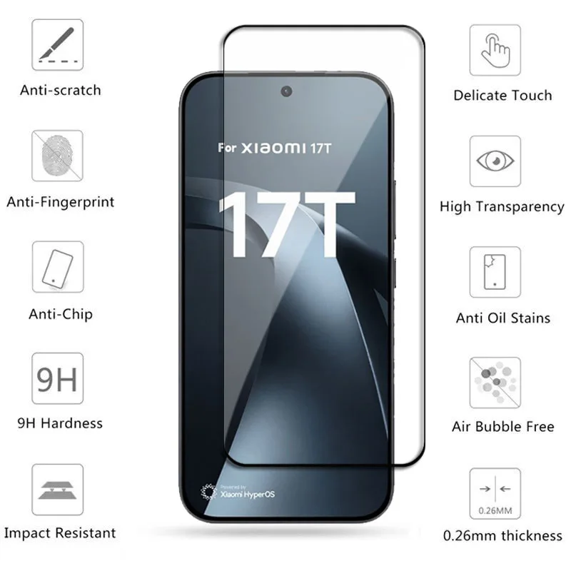 Premium Dust-Free Easy Installation Full Cover Tempered Glass Screen Protector