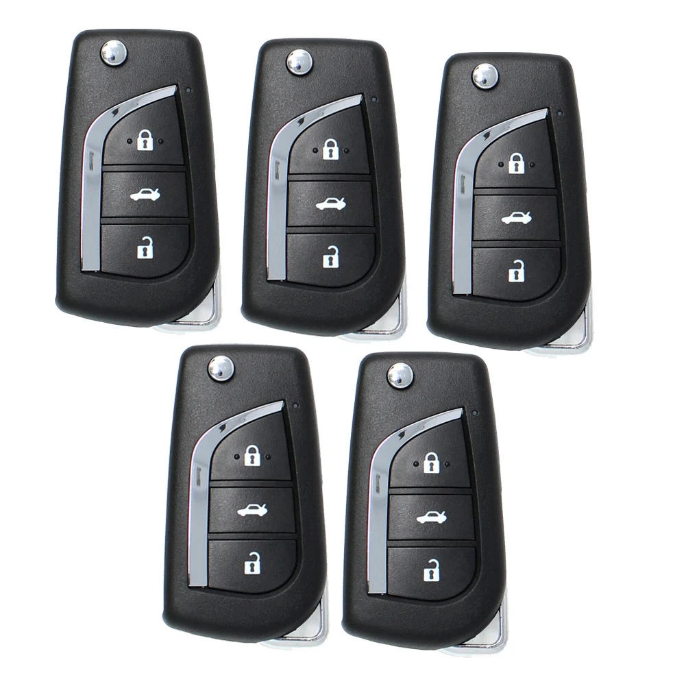

5Pcs/Lot KEYDIY B13 B-Series 3 Button Universal KD Remote Car Key for KD900 KD900+ URG200 KD-X2 Mini KD for Toyota